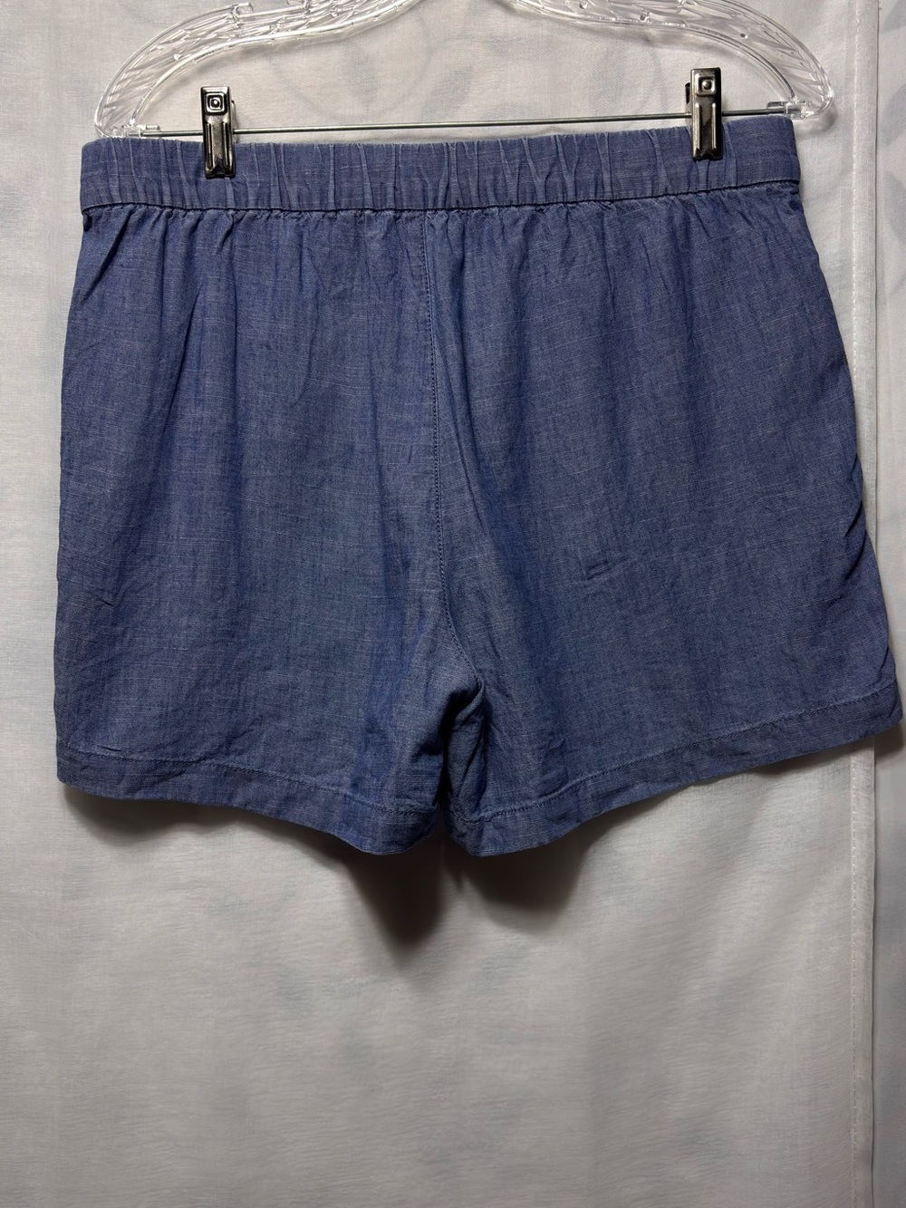 J. Crew 100% Cotton Elastic-Waist Patch Pocket Shorts - Picture 3 of 8